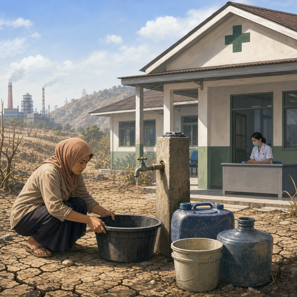 Kekeringan Ganggu Layanan Puskesmas di Bojonegara, Cilegon