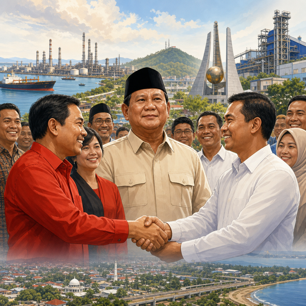 Prabowo: PDIP dan Koalisi di Bojonegara Siap Bersatu Demi Kemajuan Daerah